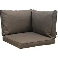 Madison - Loungekussen - Tuinkussen - Zitkussen - Rugkussen - 3-delig - 60 x 60cm - Oxford Taupe
