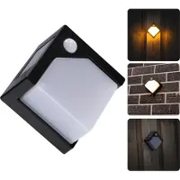 Led's Light Led | Outdoor | Solar | Muurlamp | Pretoria | 1W | 50lm | 2700K | IP44 | Sensor | Zwart