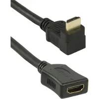 Dolphix HDMI adapter - 90° haaks naar beneden - versie 1.4 (4K 30Hz) - 0,15 meter