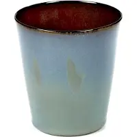 Serax Terres de Rêves Beker - Ø8,5 x H9,5 - Smokey Blue / Rust - 8 stuks