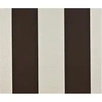 Dutch Wallcoverings - Vliesbehang blokstreep bruin/creme
