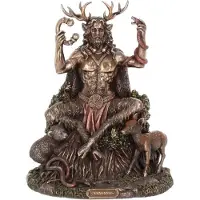 Nemesis Now Cernunnos en Dieren Gebronsd beeld