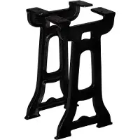 vidaXL Bankpoten 2 st Y-frame gietijzer