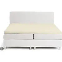 Damai Topper Hoeslaken Damai 8 cm Silver Sand (Katoen)-200 x 200 cm