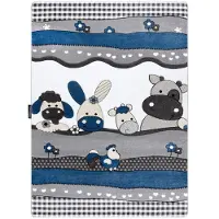 Rugsx Tapijt PETIT FARM Boerderij Dieren blauw 200x290 cm