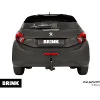 BRINK Afneembare trekhaak voor o.a. PEUGEOT