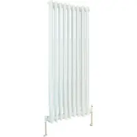 Eastbrook Rivassa 2 koloms radiator 40x60cm staal 567W wit glans