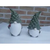 Kaemingk kerstkabouter kerst gnome kabouter tomte terracotta 19cm hoog winter sneeuw kerstversiering kerstdecoratie