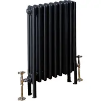 Eastbrook Rivassa 3 koloms radiator 40x60cm staal 734W antraciet