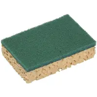 Spontex Basic Schuurspons (klein) Viscose 110 x 70 x 28 mm Geel, groen 10 Stuks