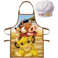 Carbotex Disney Simba Schort met kookmuts - 3 - 8 jaar (53 cm)