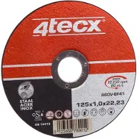 4Tecx Doorslijpsch 125X1 Stl/RVS 10/Blik