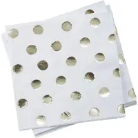 Ginger Ray - Servetten - Dots goud
