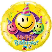 Qualatex - Folieballon HB Smiley 91cm