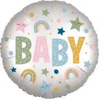 Amscan Folieballon Baby Geboorte Junior 25 Cm