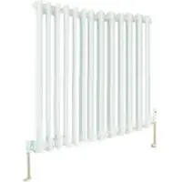 Eastbrook Rivassa 3 koloms radiator 55x60cm staal 979W wit glans