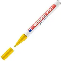 Edding paint marker 751, 1-2 mm, geel, 10 stuks