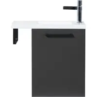 Guido Gusto Fonteinmeubel Finn 40cm mat grijs