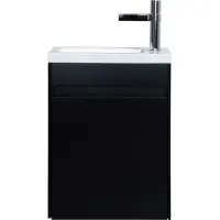 Guido Gusto Fonteinmeubel Antonio 40cm zwart eiken