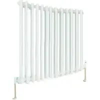 Eastbrook Rivassa 2 koloms radiator 145x60cm staal 2014W wit glans