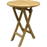 AVH-Collectie Klaptafel 60 cm rond teak