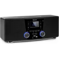 Auna Stockton micro-stereoinstallatie max. 20W DAB+ FM CD speler BT OLED zwart