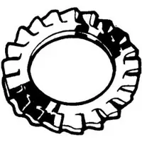 Hoenderdaal Tandveerring Din6798A M8 Rvs A2 - 200 Stuks