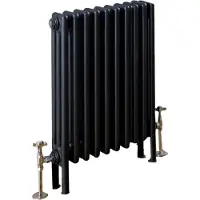 Eastbrook Rivassa 3 koloms radiator 45x60cm staal 816W antraciet