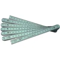 Duimstokkenfabriek Schuil Schuil Duimstok 1509 2M Aluminium Blank 12-delig