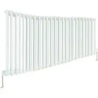 Eastbrook Rivassa 3 koloms radiator 145x60cm staal 2609W wit glans