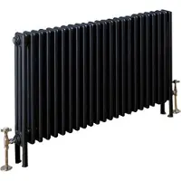 Eastbrook Rivassa 3 koloms radiator 145x60cm staal 2609W antraciet