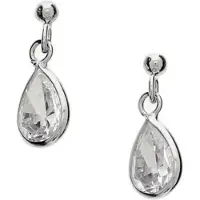 TFT Oorhangers Zirkonia Zilver Gerhodineerd Glanzend 11 mm x 6.5 mm
