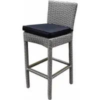 AVH-Collectie Oxford barstoel wit grijs wicker