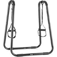 Klarfit Paarfit Push Up Stand Dip-standaard incl. lustrainer zwart