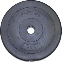 Focus fitness Halterschijf 30 mm - Focus Fitness - 5 kg - Kunststof