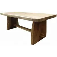 AVH-Collectie Boomstamtafel 225x90xH77,5 cm – bladdikte 8 cm