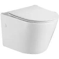 Sapho Paco randloos toilet met dunne softclose zitting