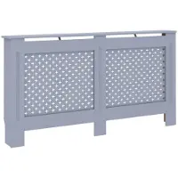 vidaXL Radiatorombouw 152x19x81,5 cm MDF antraciet