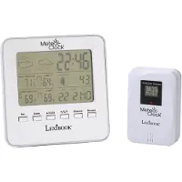 Lexibook MeteoClock weerstation met draadloze buitensensor