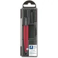 Staedtler Passer Staedtler 550 Noris schoolpasser metallic rood