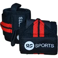Rs Sports Wrist Wrap Set l zwart rood