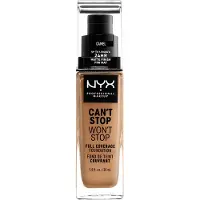 Nyx Facial make-up Foundation Can't Stop Won't Stop Foundation 19 Camel