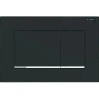 Geberit Sigma30 bedieningsplaat 2-toets - matzwart