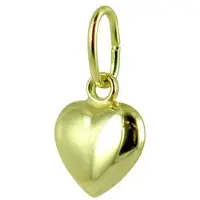 New Bling 9NBSAM-G210085 Gouden Hanger - Dames - Hartje - Bol - 5 x 5,5 mm - Bedel - 14 Karaat - Goud