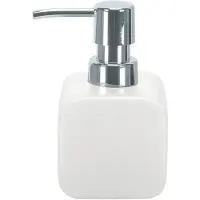 Kleine wolke Cubic zeepdispenser 6,8x15,8 cm, wit