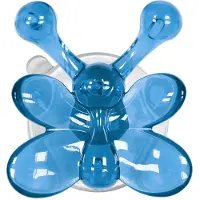 Kleine wolke Butterfly Lisa wandhaken 7x7,5 cm, turkoois