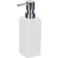 Kleine wolke zeepdispenser staand klein 350ml H19xB5,5cm FLASH wit