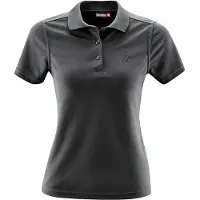 Maier Sports - Women's Ulrike - Poloshirt 48, zwart/grijs