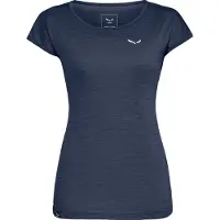 Salewa T-Shirt Women Puez Melange Dry Navy Blazer Melange-XXL