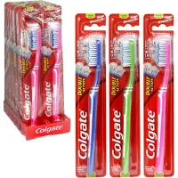 Colgate Double Action Medium Tandenborstel Tray 12 X 1 Stuk